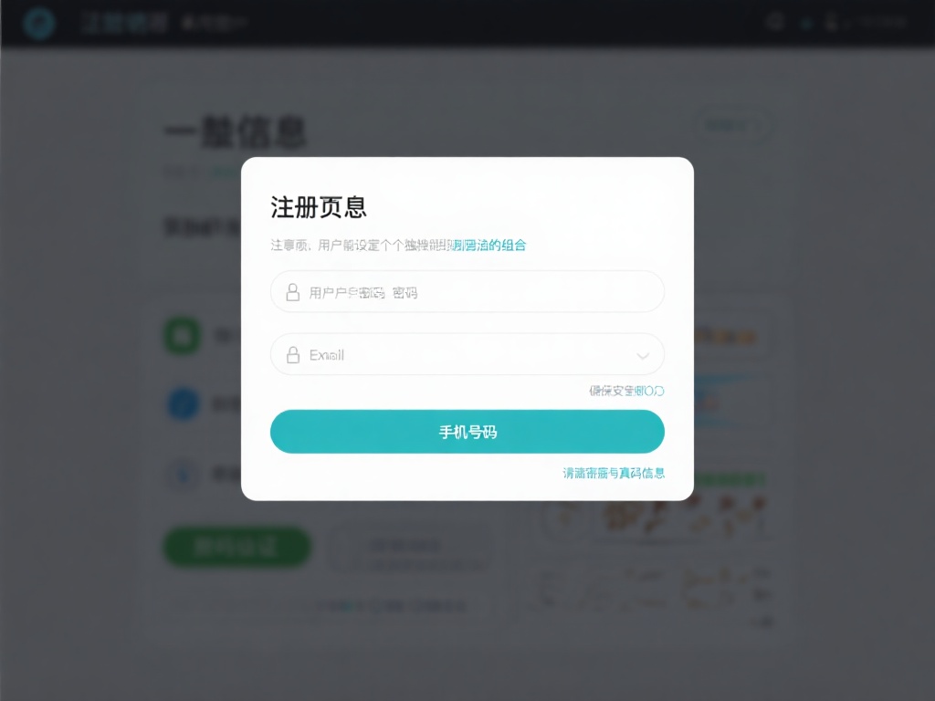 填写基本信息
在注册页面中，你需要提供一些基本信